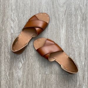 Brown, summer sandals